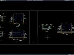 Download Detail Dinding Geser Beton Bertulang DWG AutoCAD detail dinding geser beton bertulang