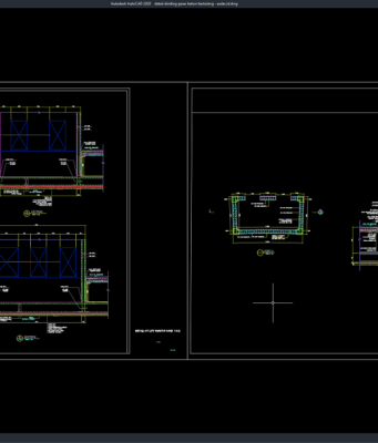 detail dinding geser beton bertulang