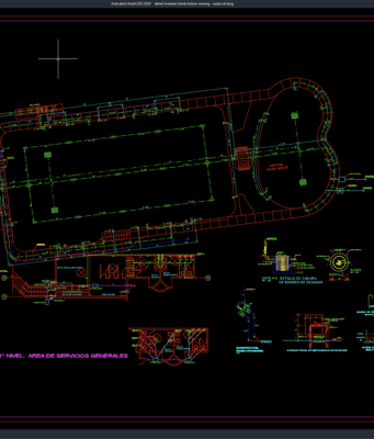 Download Detail Instalasi Listrik Kolam Renang DWG AutoCAD detail instalasi listrik kolam renang