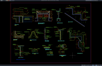 Download Detail Konstruksi Kolam Renang DWG AutoCAD detail konstruksi kolam renang