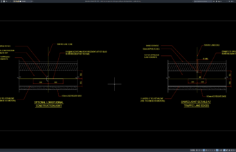 Download Detail Sambungan dan Tulangan Pelat Pendekat Jembatan DWG AutoCAD detail sambungan dan tulangan pelat pendekat jembatan
