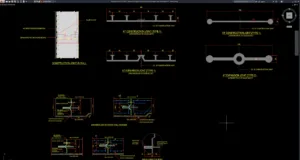 detail sambungan konstruksi dan sambungan muai dinding beton