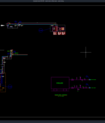 Download Detail Sistem Chilled Water DWG AutoCAD detail sistem chilled water