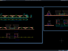Download Fence Gate Plan, Elevation and Section Details DWG AutoCAD fence gate plan, elevation and section details