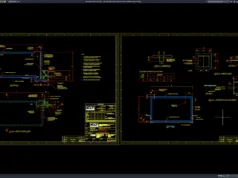 Download Ground Water Tank Plan and Section Details DWG AutoCAD ground water tank plan and section details