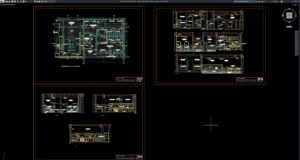 kitchen and public toilet layout plan