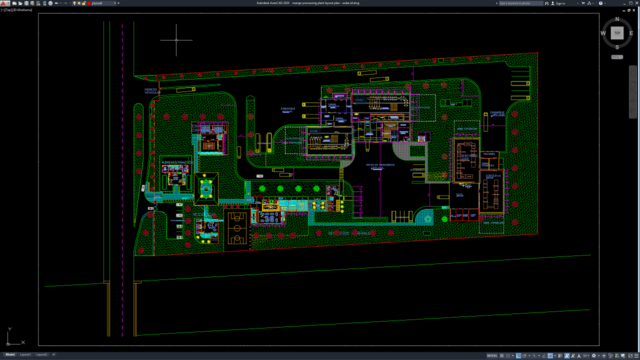 mango processing plant layout plan
