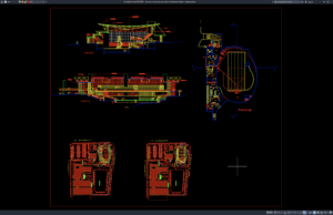 Download Olympic Swimming Pool Plan and Section Details DWG AutoCAD olympic swimming pool plan and section details