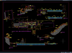 Download Olympic Swimming Pool Plan, Section and Details DWG AutoCAD olympic swimming pool plan, section and details