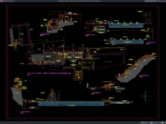 Download Olympic Swimming Pool Plan, Section and Details DWG AutoCAD olympic swimming pool plan, section and details