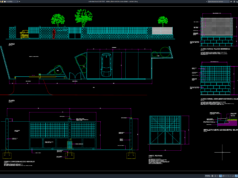 Download Sliding Door Vehicle Access Details DWG AutoCAD sliding door vehicle access details