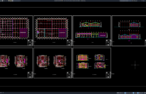 steel factory floor plans, elevations and sections