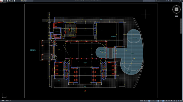 swimming pool layout plan