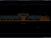 Download Tampak Elevasi Pagar dan Gerbang Masuk DWG AutoCAD tampak elevasi pagar dan gerbang masuk